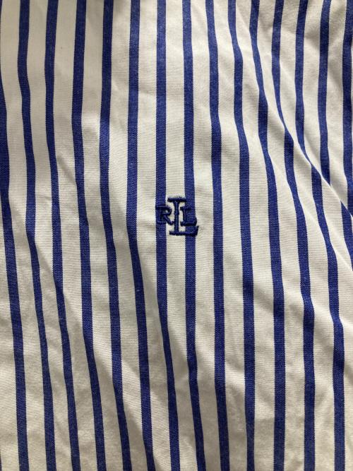 LAUREN RALPH LAUREN（ローレンラルフローレン）LAUREN RALPH LAUREN (ローレンラルフローレン) ストライプシャツ ホワイト サイズ:Mの古着・服飾アイテム