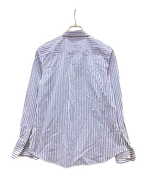 LAUREN RALPH LAUREN（ローレンラルフローレン）LAUREN RALPH LAUREN (ローレンラルフローレン) ストライプシャツ ホワイト サイズ:Mの古着・服飾アイテム