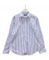 LAUREN RALPH LAUREN（ローレンラルフローレン）の古着「ストライプシャツ」｜ホワイト