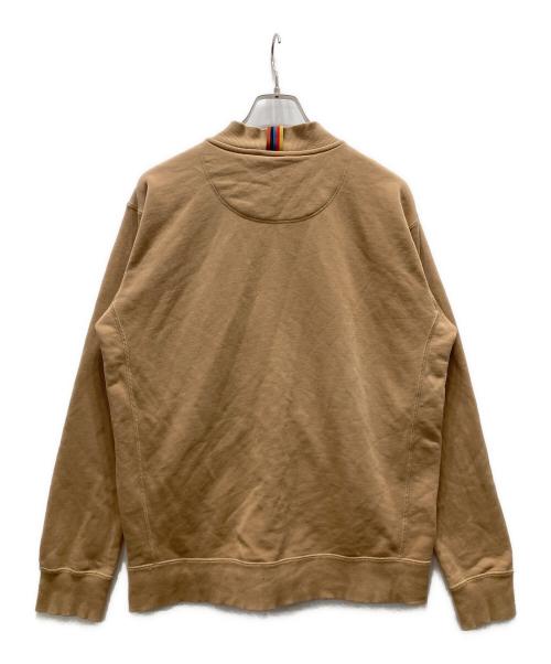 PAUL SMITH（ポールスミス）Paul Smith (ポールスミス) ストライプデザインジップジャケット ブラウン サイズ:Lの古着・服飾アイテム