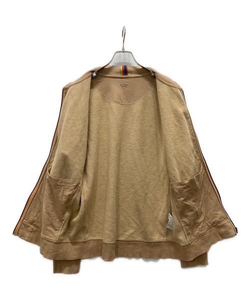 PAUL SMITH（ポールスミス）Paul Smith (ポールスミス) ストライプデザインジップジャケット ブラウン サイズ:Lの古着・服飾アイテム