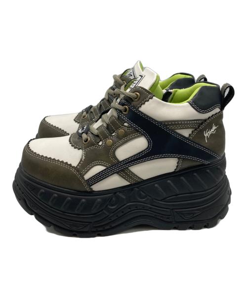 Yosuke（ヨースケ）Yosuke (ヨースケ) スニーカー カーキ サイズ:24.5の古着・服飾アイテム