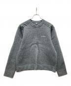 mont-bellモンベル）の古着「パッチニット/ミッテルレギ セーター」｜グレー