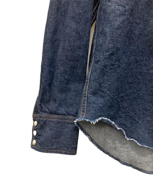 Hysteric Glamour（ヒステリックグラマー）Hysteric Glamour (ヒステリックグラマー) 刺繍デニムウエスタンシャツ ネイビー サイズ:Mの古着・服飾アイテム