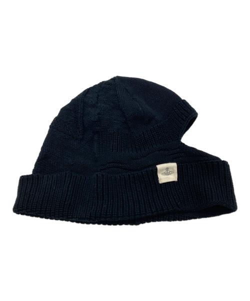 Vivienne Westwood man（ヴィヴィアン ウェストウッド マン）Vivienne Westwood man (ヴィヴィアン ウェストウッド マン) スラッシュ ニットキャップ ブラック サイズ:Fの古着・服飾アイテム