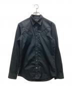 RALPH LAURENラルフローレン）の古着「ウエスタンシャツ」｜ブラック