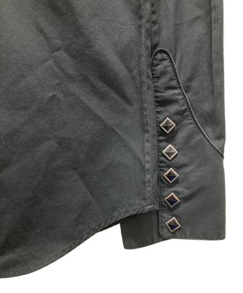 RALPH LAUREN（ラルフローレン）RALPH LAUREN (ラルフローレン) ウエスタンシャツ ブラック サイズ:15の古着・服飾アイテム