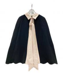 BIRTHDAY BASH（バースデーバッシュ）の古着「ケープリボンブラウス」｜ブラック