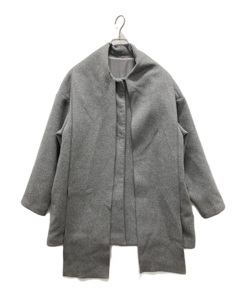 BIRTHDAY BASH（バースデーバッシュ）BIRTHDAY BASH (バースデーバッシュ) ウィンタースカーフコート グレー サイズ:表記無しの古着・服飾アイテム