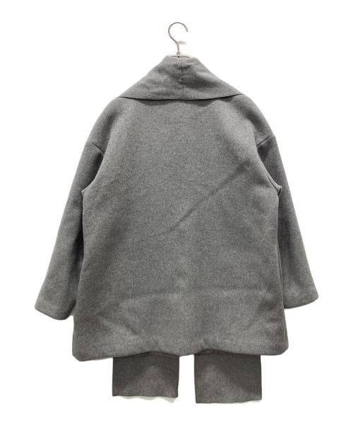 BIRTHDAY BASH（バースデーバッシュ）BIRTHDAY BASH (バースデーバッシュ) ウィンタースカーフコート グレー サイズ:表記無しの古着・服飾アイテム