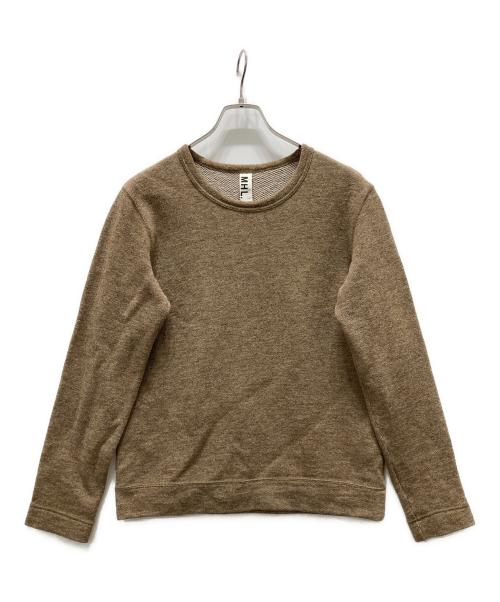 MHL（エムエイチエル）MHL (エムエイチエル) ウールスウェット ブラウン サイズ:Mの古着・服飾アイテム
