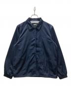 stussyステューシー）の古着「コーチジャケット」｜ネイビー