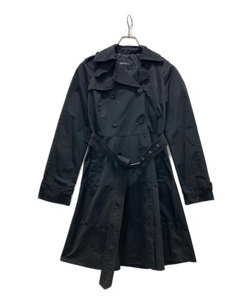 MAX&Co.（マックスアンドコー）MAX&Co. (マックスアンドコー) トレンチコート ブラック サイズ:36の古着・服飾アイテム