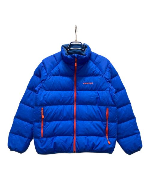 mont-bell（モンベル）mont-bell (モンベル) ネージュダウン パーカ ブルー サイズ:150㎝(ボーイズサイズ)の古着・服飾アイテム