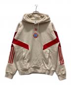 adidasアディダス）の古着「プルオーバーパーカー」｜ベージュ