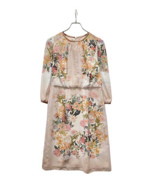 sunauna（スーナウーナ）sunauna (スーナウーナ) 花柄ワンピース ピンク サイズ:38の古着・服飾アイテム
