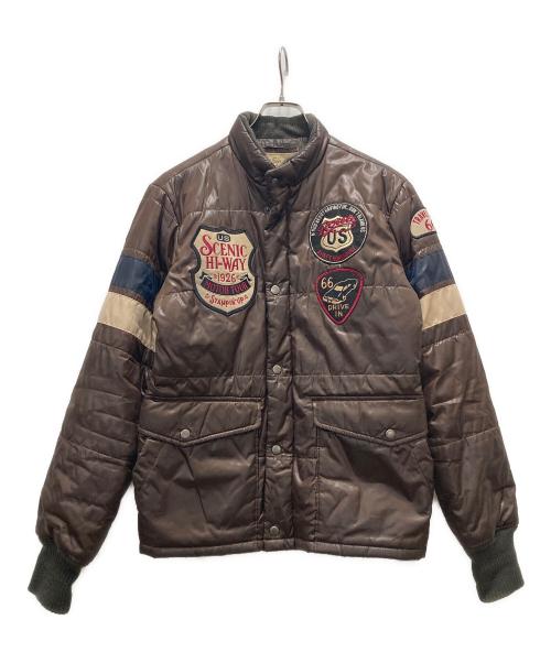 AVIREX（アヴィレックス）AVIREX (アヴィレックス) 中綿ジャケット ブラウン サイズ:Mの古着・服飾アイテム