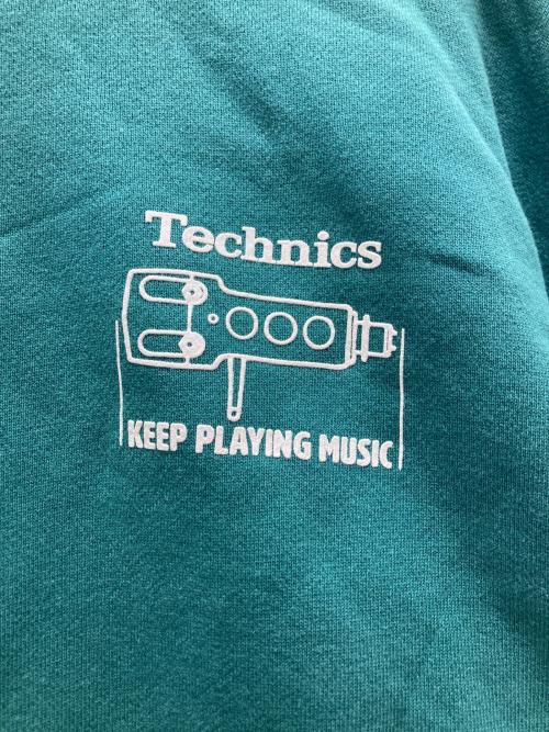 ZARA（ザラ）ZARA (ザラ) TECHNICS コラボスウェット グリーン サイズ:Sの古着・服飾アイテム