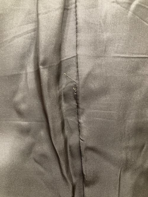 LANVIN en Bleu（ランバンオンブルー）LANVIN en Bleu (ランバンオンブルー) チェック柄2Bジャケット ブラウン サイズ:XLの古着・服飾アイテム