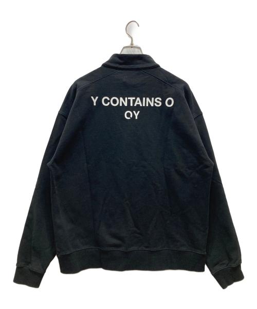 OY（オーワイ）OY (オーワイ) ハーフジップスウェット ブラック サイズ:記載なしの古着・服飾アイテム