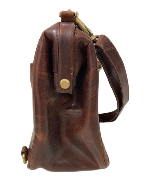 VALISE（バリス）VALISE (バリス) レザーショルダーバッグ ブラウンの古着・服飾アイテム