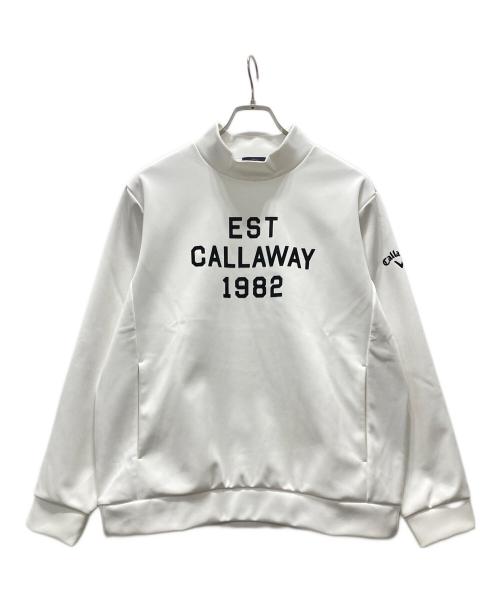 Callaway（キャロウェイ）Callaway (キャロウェイ) スターストレッチ ボンディングスウェット ホワイト サイズ:Mの古着・服飾アイテム