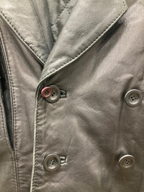 BEACON（ビーコン）BEACON (ビーコン) レザーコート ブラック サイズ:Lの古着・服飾アイテム