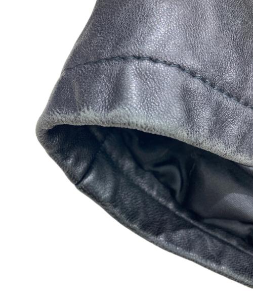 BEACON（ビーコン）BEACON (ビーコン) レザーコート ブラック サイズ:Lの古着・服飾アイテム