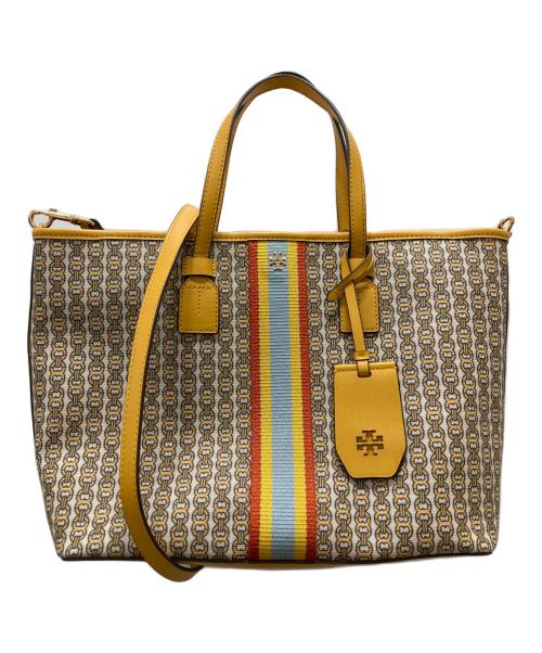 TORY BURCH（トリーバーチ）TORY BURCH (トリーバーチ) トートバッグ イエローの古着・服飾アイテム