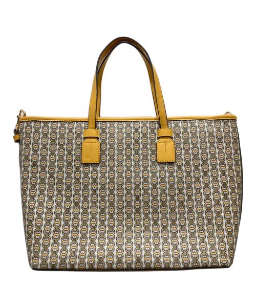 TORY BURCH（トリーバーチ）TORY BURCH (トリーバーチ) トートバッグ イエローの古着・服飾アイテム