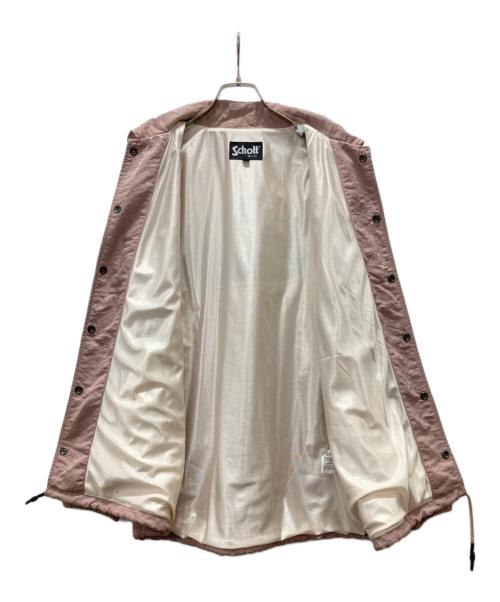 SCHOTT BROS.（ショット）SCHOTT BROS. (ショット) OVAL LOGOコーチジャケット ピンク サイズ:Lの古着・服飾アイテム
