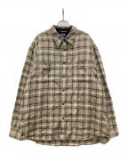 GAPギャップ）の古着「ネルシャツ」｜ベージュ