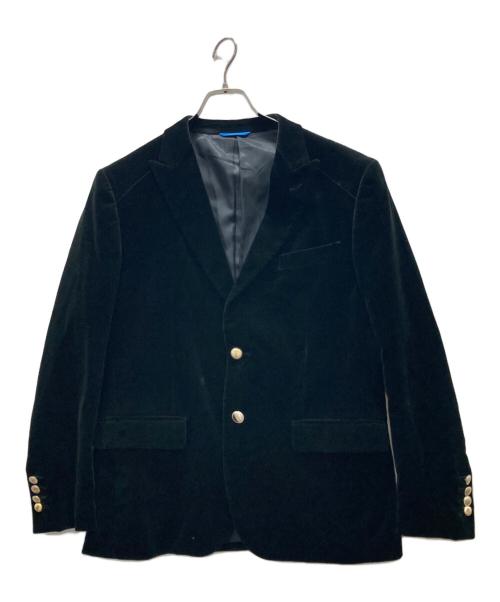 LANVIN en Bleu（ランバンオンブルー）LANVIN en Bleu (ランバンオンブルー) テーラードジャケット ブラック サイズ:４８Xの古着・服飾アイテム