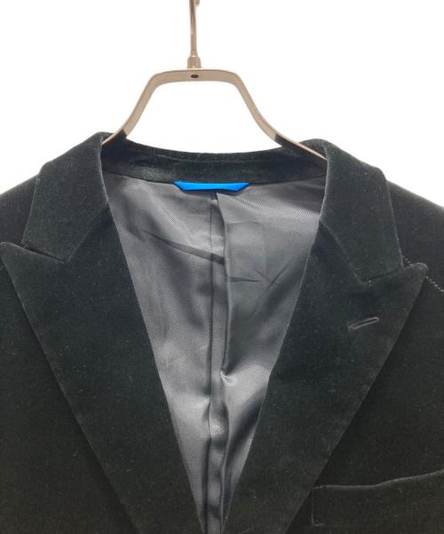 LANVIN en Bleu（ランバンオンブルー）LANVIN en Bleu (ランバンオンブルー) テーラードジャケット ブラック サイズ:４８Xの古着・服飾アイテム