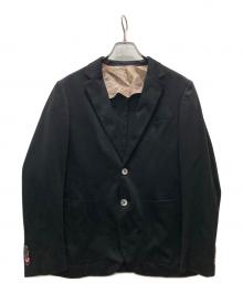 PAUL SMITH（ポールスミス）の古着「花柄ライナー テーラードジャケット」｜ブラック