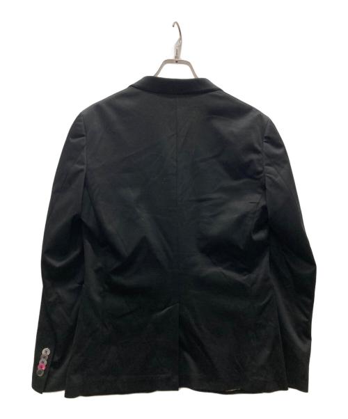 PAUL SMITH（ポールスミス）Paul Smith (ポールスミス) 花柄ライナー テーラードジャケット ブラック サイズ:Mの古着・服飾アイテム