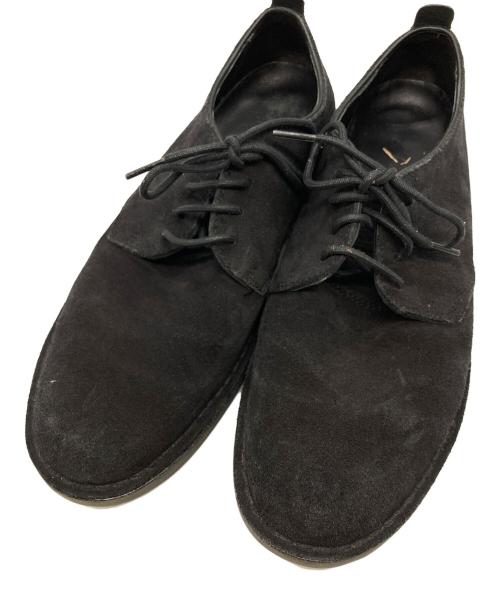 CLARKS（クラークス）CLARKS (クラークス) スウェードシューズ ブラック サイズ:25.5の古着・服飾アイテム