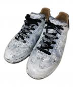 Maison Margielaメゾンマルジェラ）の古着「ペンキ加工ジャーマントレーナー」｜ホワイト