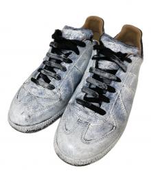 Maison Margiela（メゾンマルジェラ）の古着「ペンキ加工ジャーマントレーナー」｜ホワイト