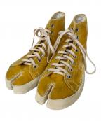 Maison Margielaメゾンマルジェラ）の古着「ベロアハイカット足袋スニーカー」｜イエロー