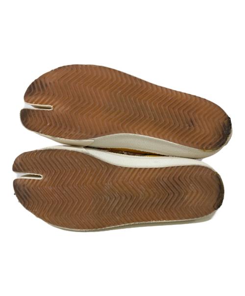 Maison Margiela（メゾンマルジェラ）Maison Margiela (メゾンマルジェラ) ベロアハイカット足袋スニーカー イエロー サイズ:36の古着・服飾アイテム