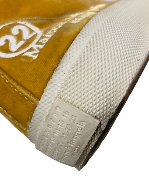 Maison Margiela（メゾンマルジェラ）Maison Margiela (メゾンマルジェラ) ベロアハイカット足袋スニーカー イエロー サイズ:36の古着・服飾アイテム