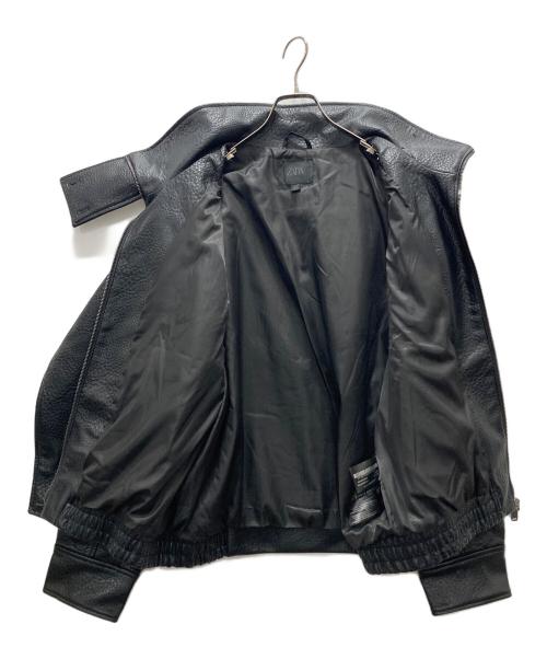 ZARA（ザラ）ZARA (ザラ) Fレザージャケット ブラック サイズ:Mの古着・服飾アイテム