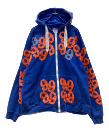 gino green global（ジノグリーングローバル）の古着「ジップパーカー」｜ブルー