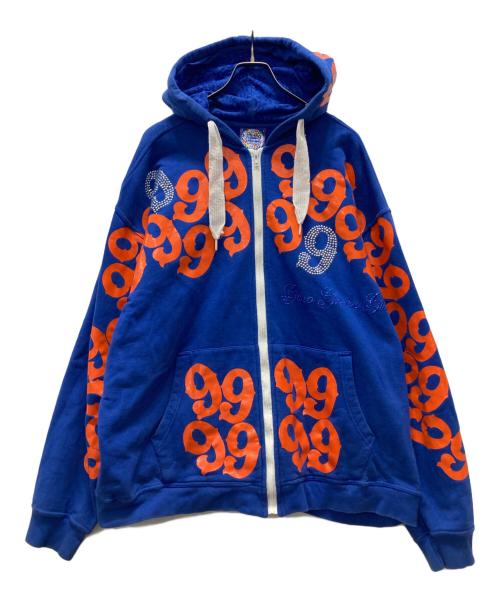 gino green global（ジノグリーングローバル）gino green global (ジノグリーングローバル) ジップパーカー ブルー サイズ:2XLの古着・服飾アイテム