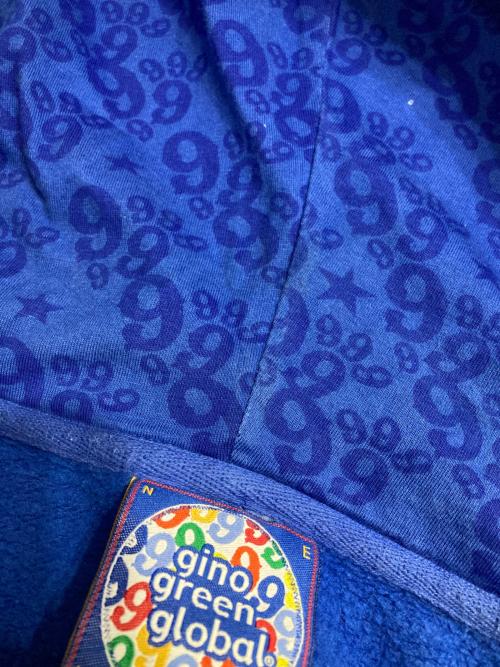 gino green global（ジノグリーングローバル）gino green global (ジノグリーングローバル) ジップパーカー ブルー サイズ:2XLの古着・服飾アイテム