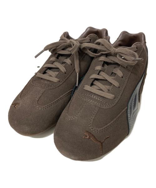 PUMA（プーマ）PUMA (プーマ) SPEEDCAT LUX ブラウン サイズ:23.5の古着・服飾アイテム