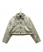 KBFケービーエフ）の古着「キルティングシャツブルゾン」｜ベージュ