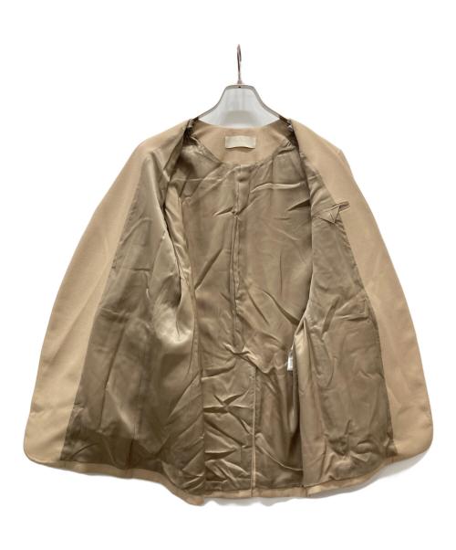 Plage（プラージュ）Plage (プラージュ) Collarless Big ジャケット ベージュ サイズ:Mの古着・服飾アイテム
