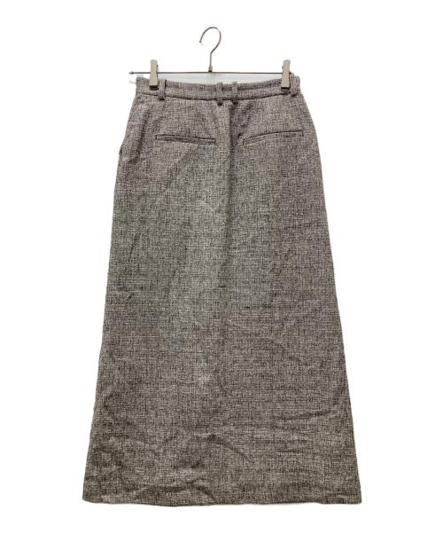 IENA（イエナ）IENA (イエナ) ツイードスリットスカート ベージュ サイズ:38 未使用品の古着・服飾アイテム